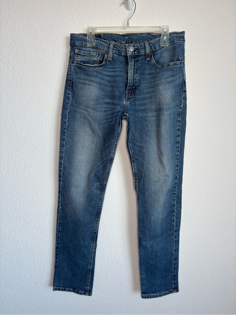 Levi’s 511 Men's Blue Slim Straight Jeans Medium Wash Zip Fly